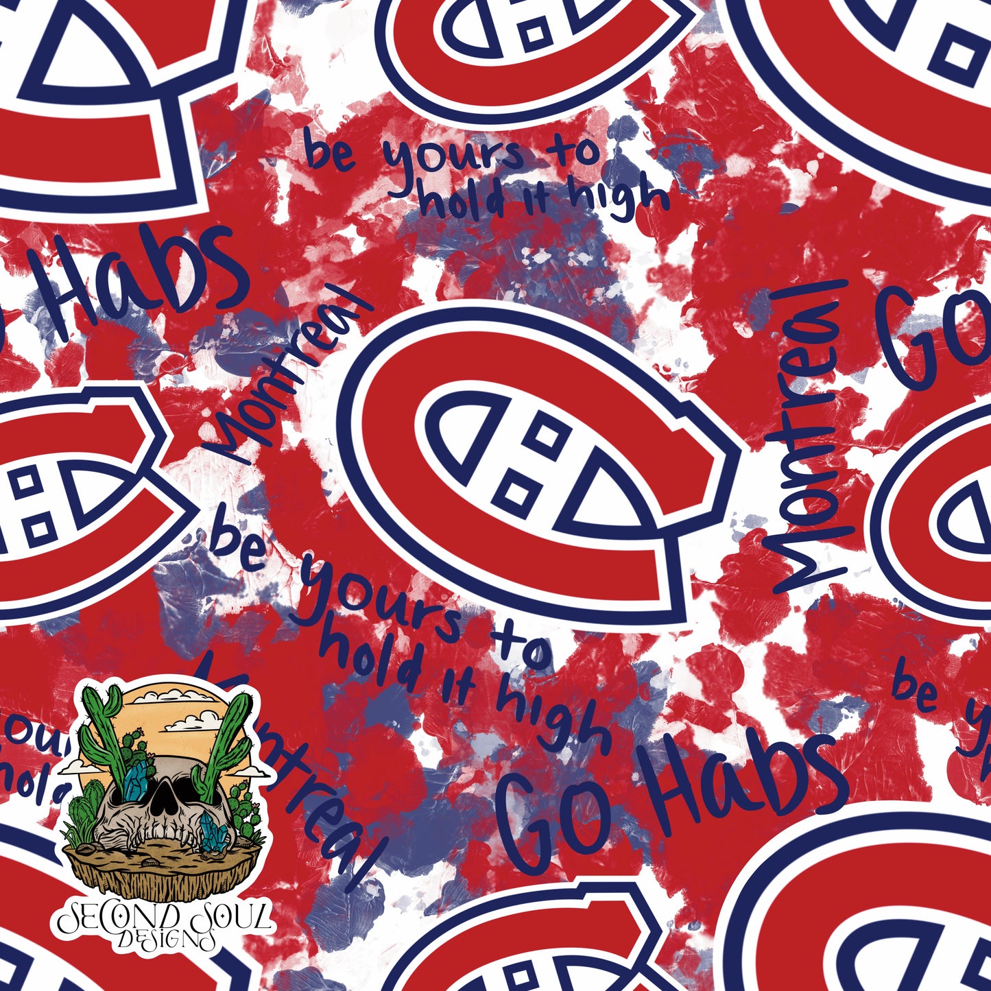 CANADIENS SPLATTER SEAMLESS