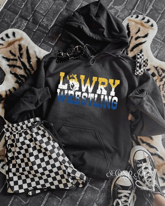CUSTOM faded wrestling