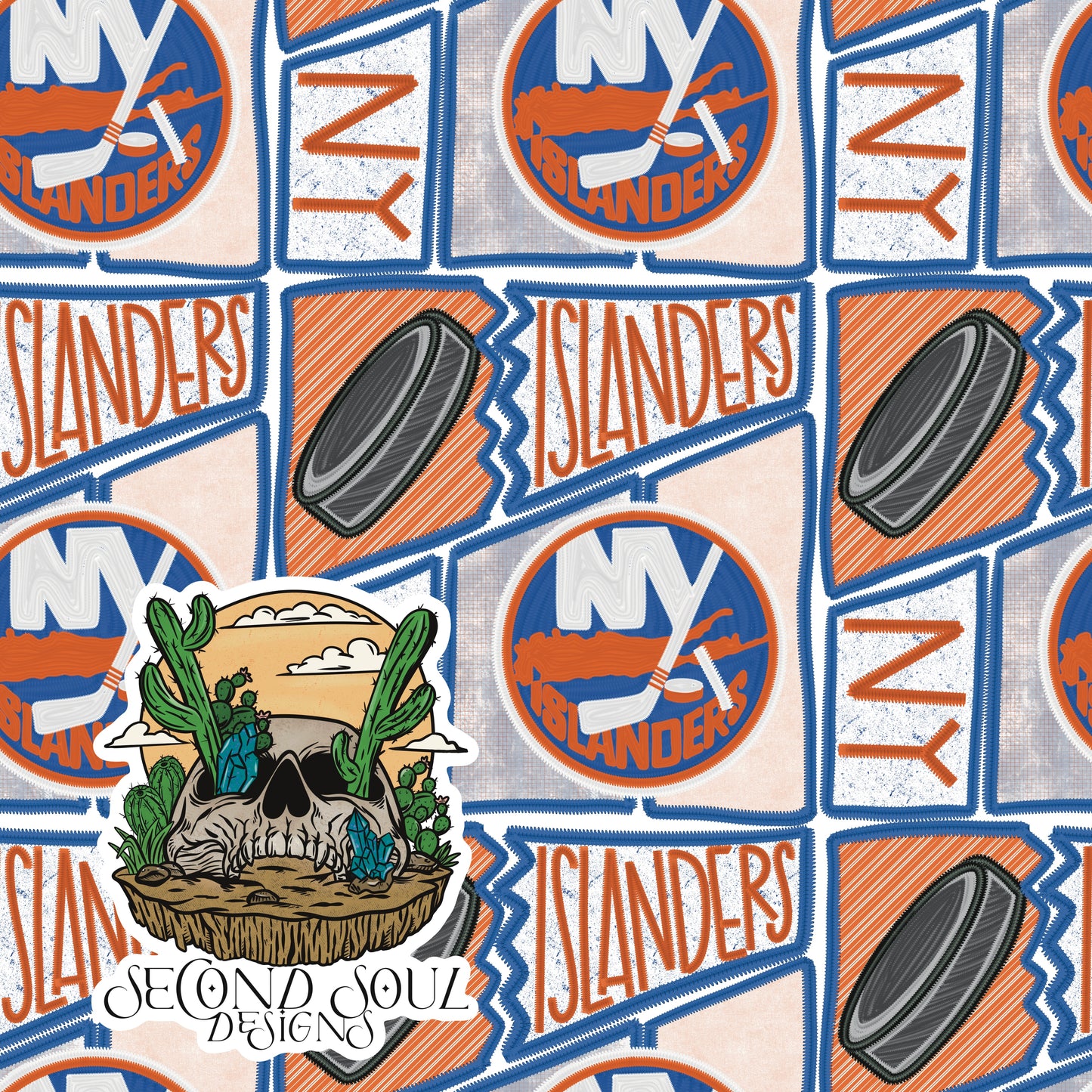 Hockey embroidered
