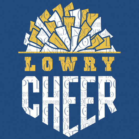 Custom cheer Pom