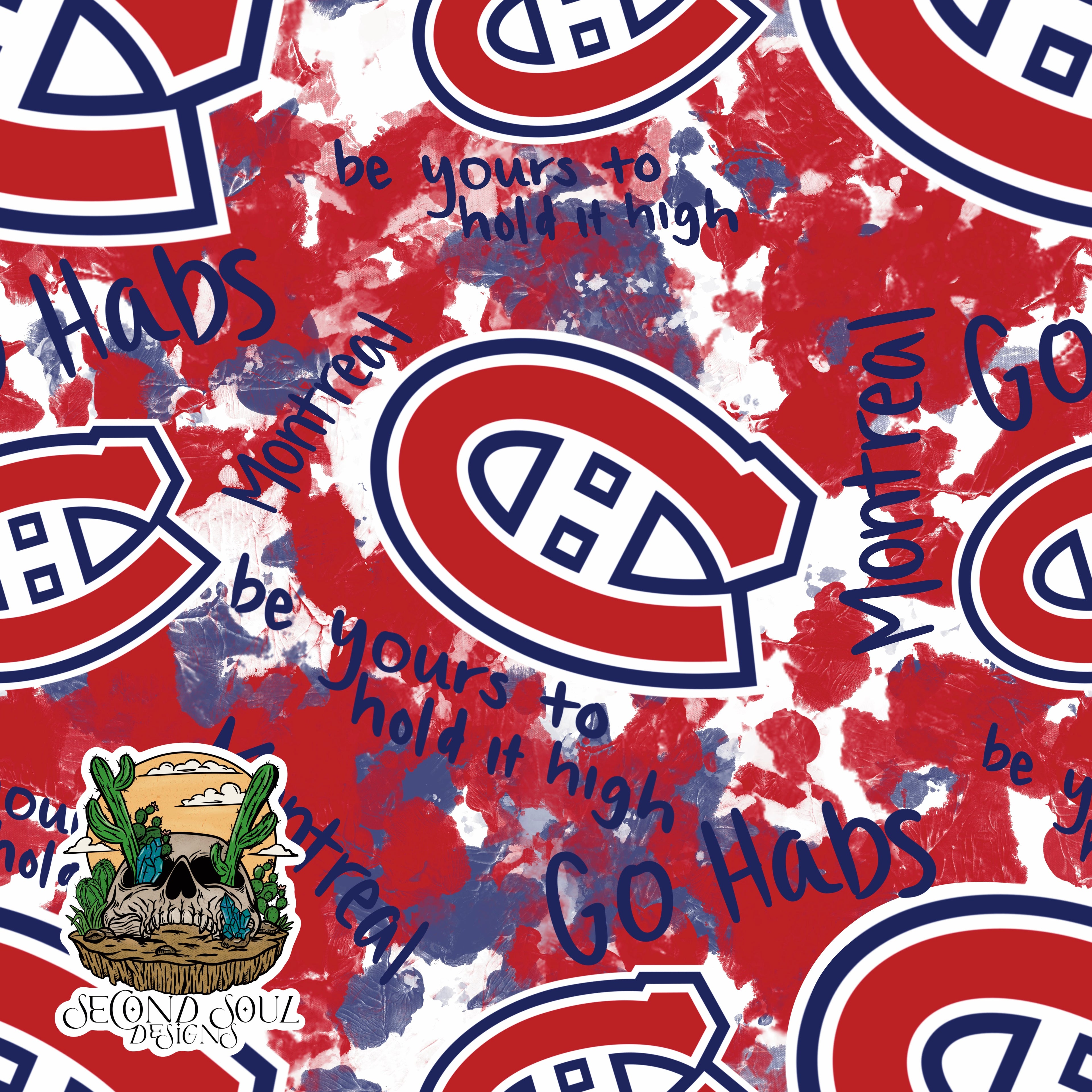 CANADIENS SPLATTER SEAMLESS