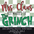 Mrs. Claus married to the grinch