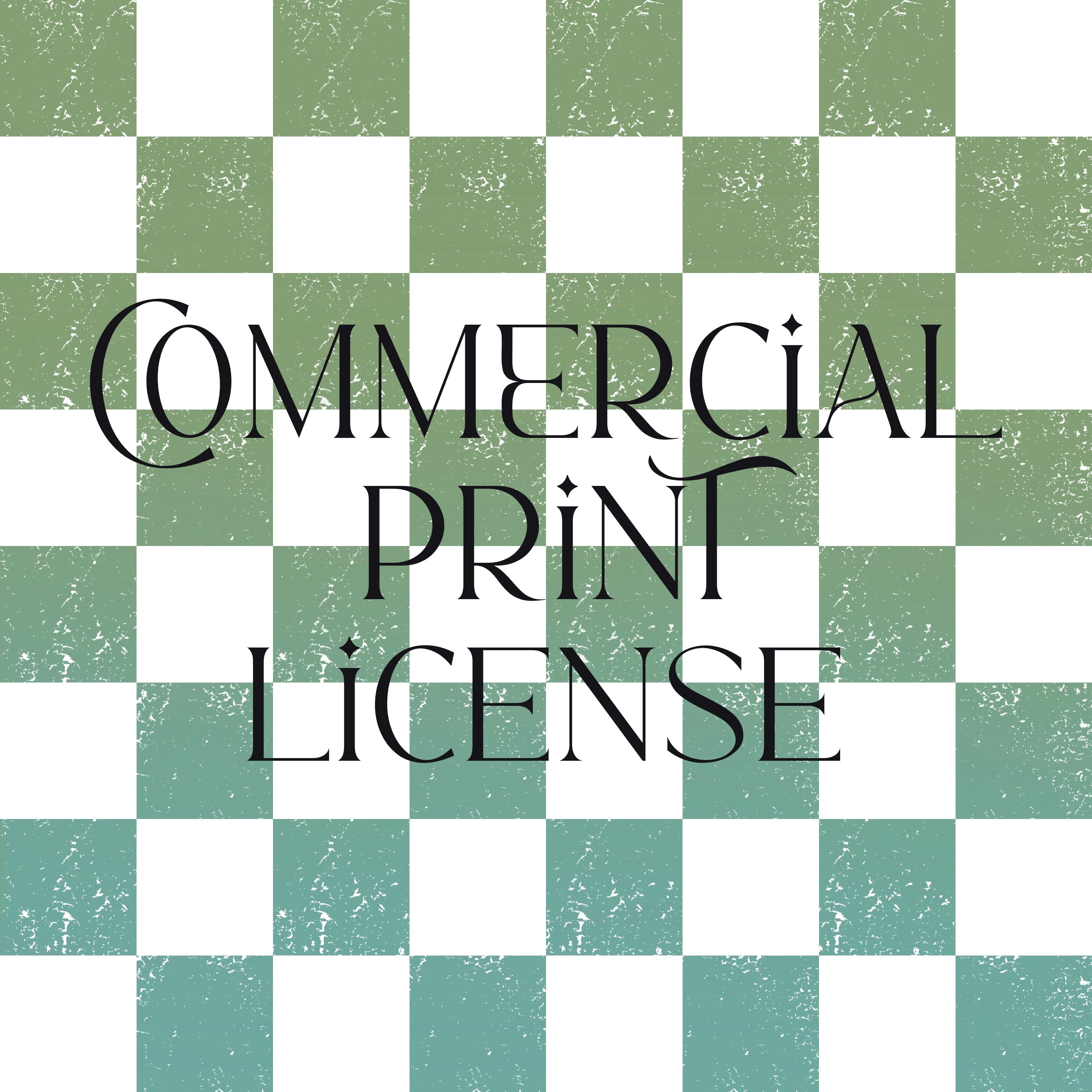 COMMERCIAL PRINT LICENSE