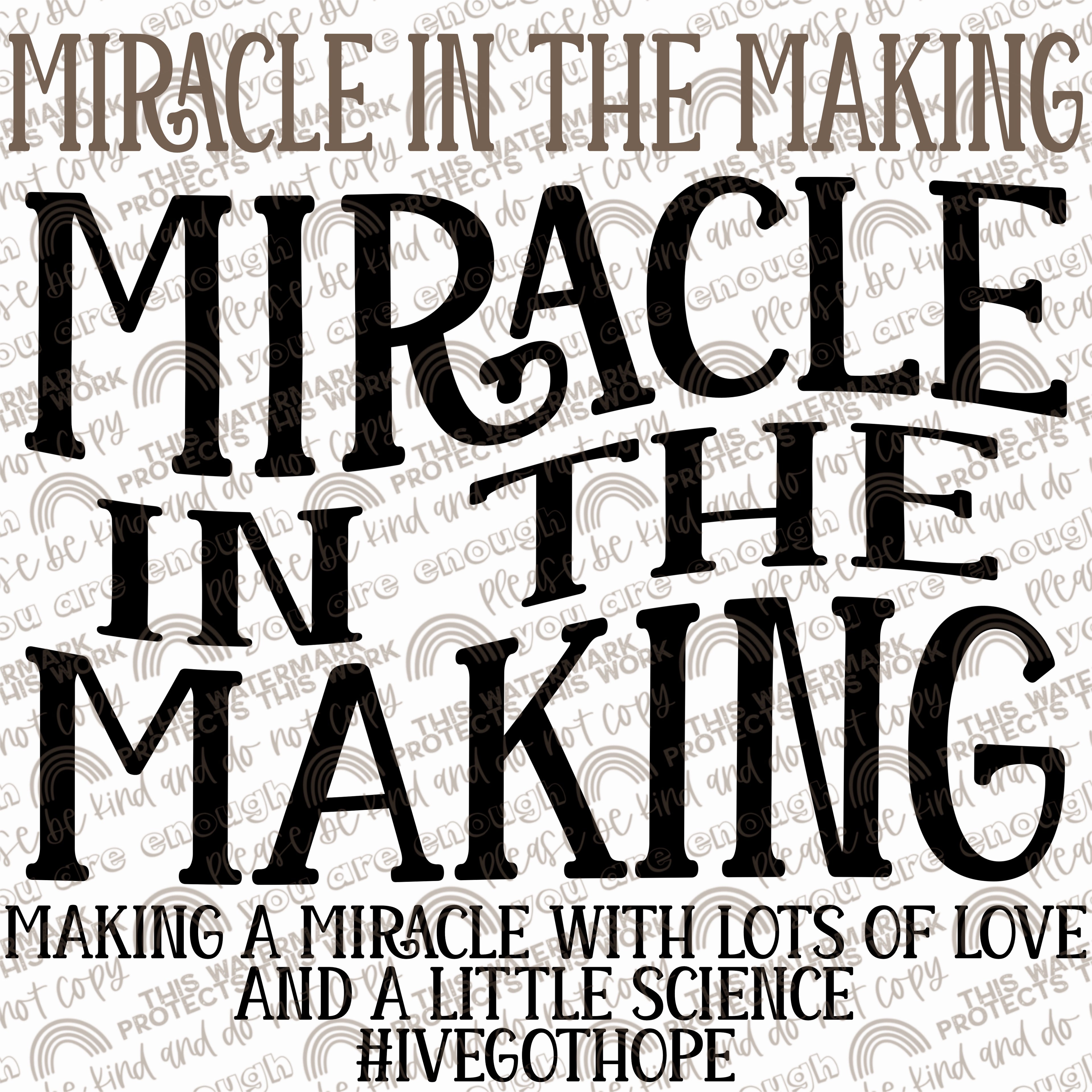 Miracle in the making