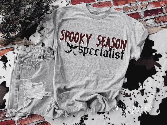 spooky season specialist maroon