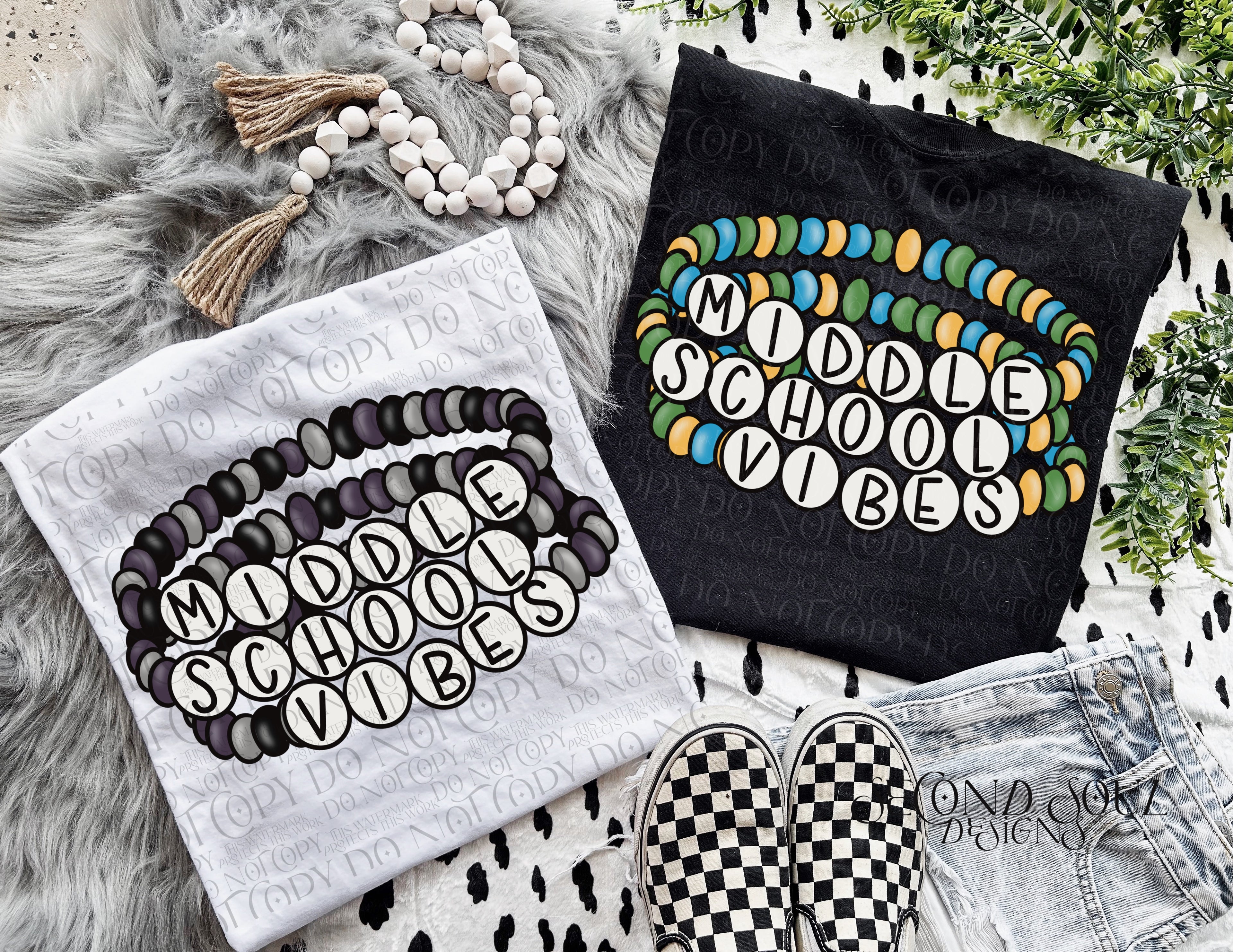 Middle school vibes bracelets