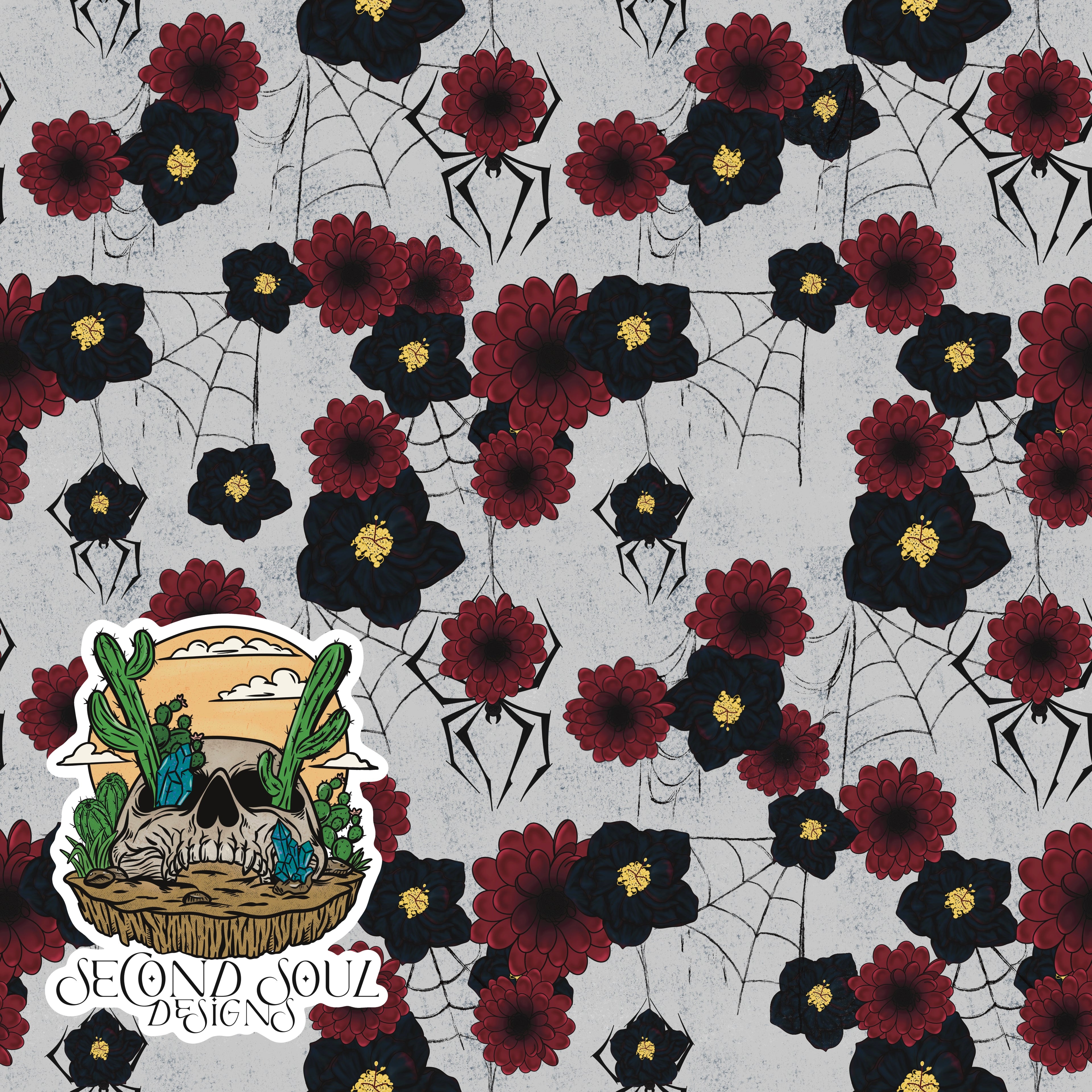 Floral spideys bundle [png + 2 seamless]