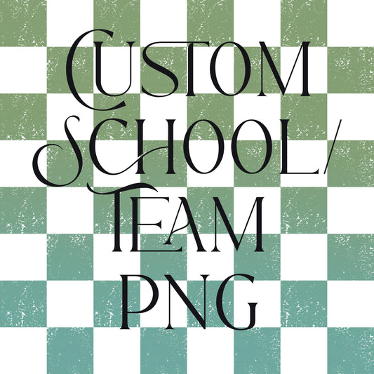 custom school/ team logo