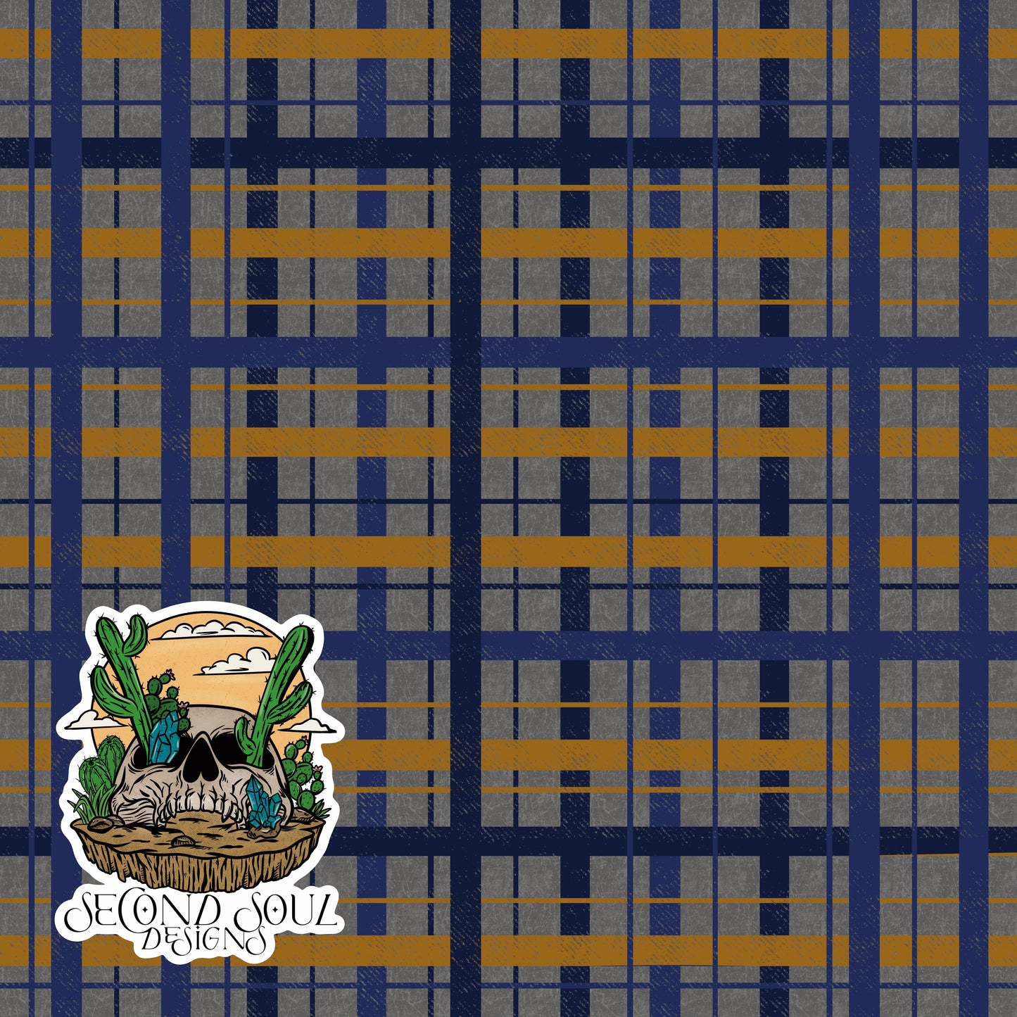 Raven plaid