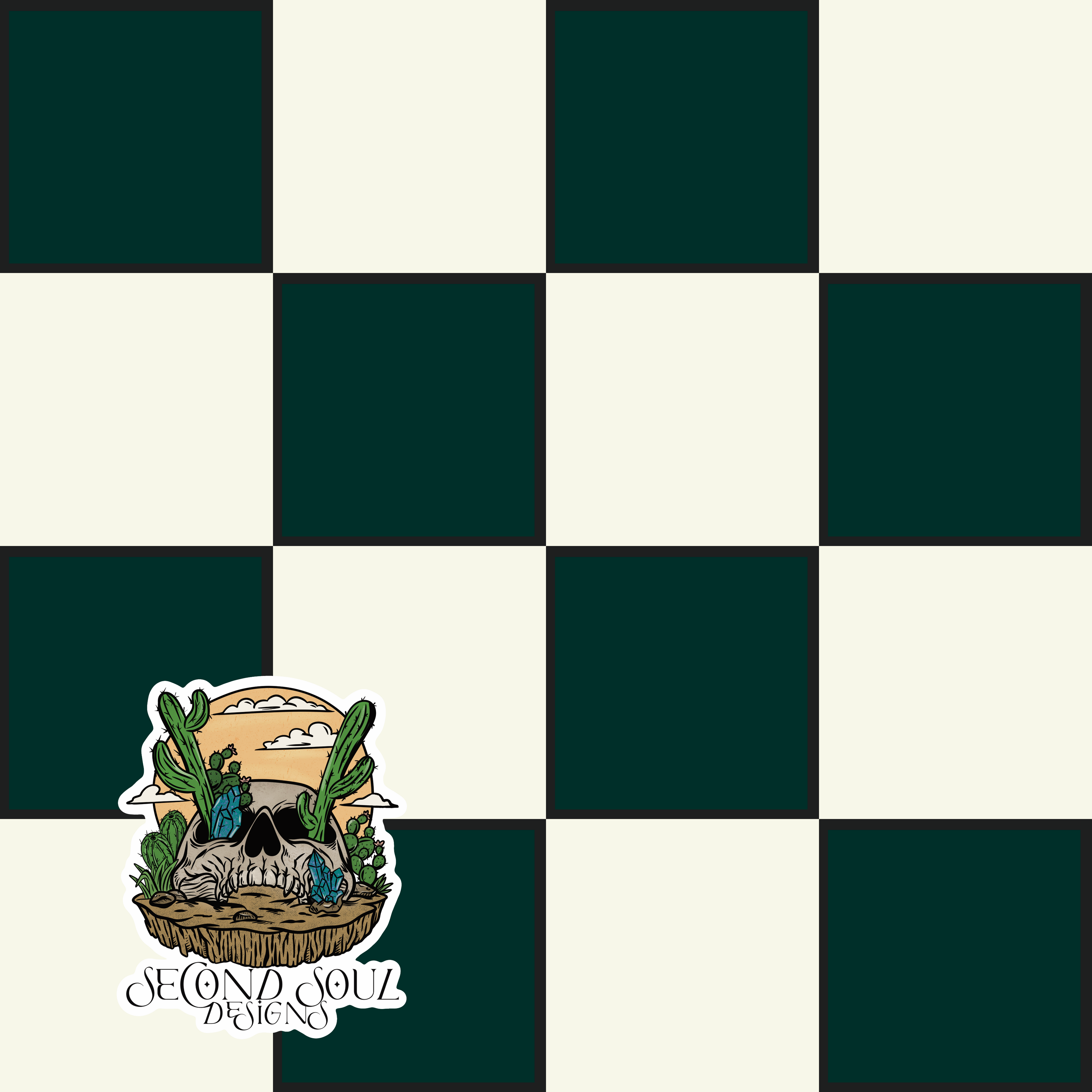 Festive checks Seamless pattern (multiple color ways available)