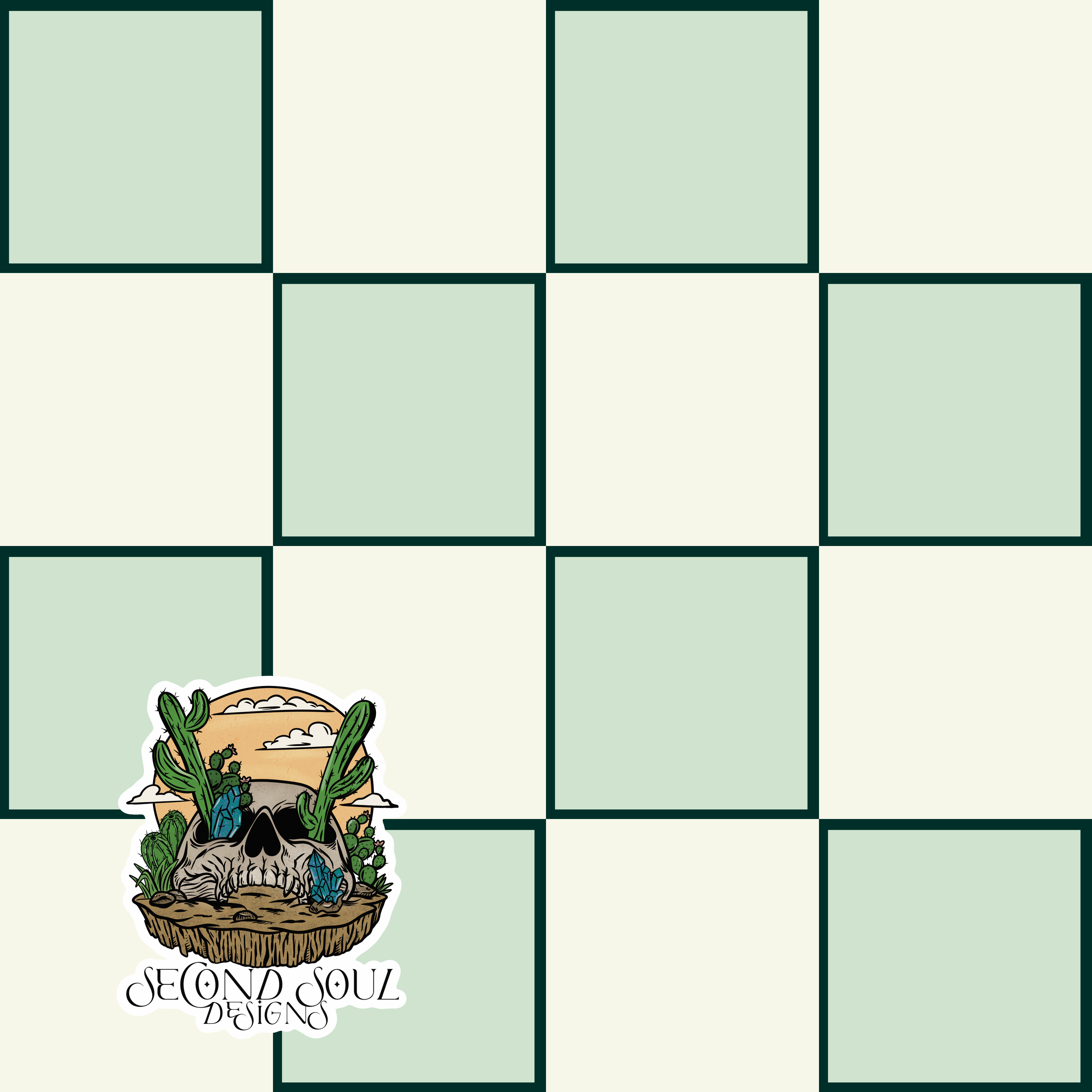 Festive checks Seamless pattern (multiple color ways available)