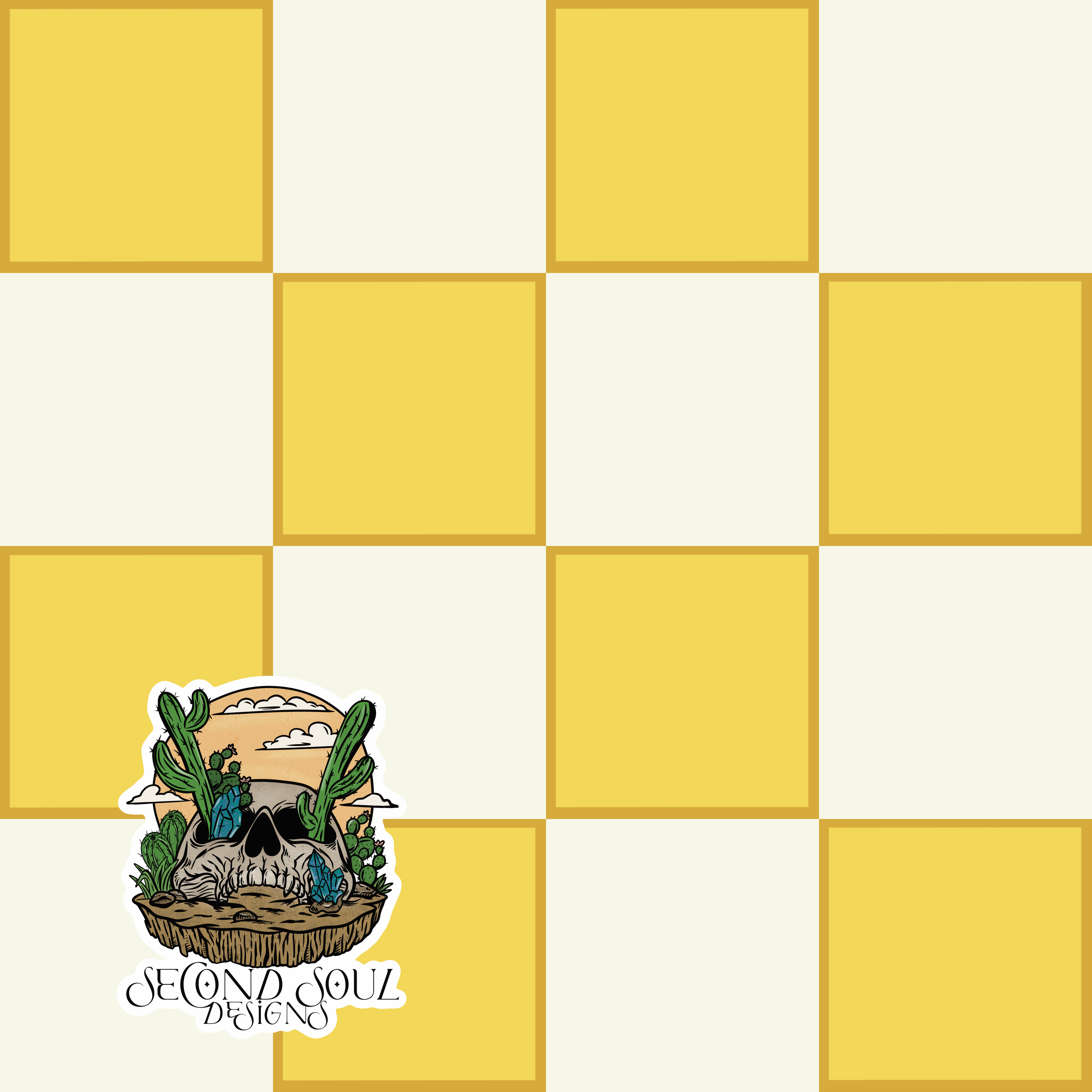 Rainbow Sherbet Checks Seamless pattern (multiple color ways available)