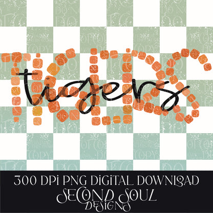 mosaic mascot- tigers